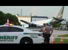 Vid�o Crash d'un avion-cargo d'Amazon � Miami, au moins cinq morts