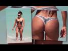 Watch video Vida Guerra en string à Miami Beach