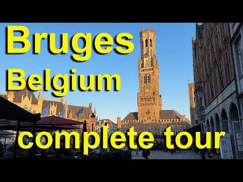bruges, belgium, complete tour