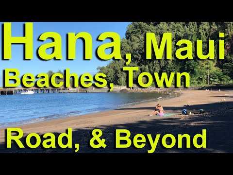 hana, maui, town, road, beaches and beyond