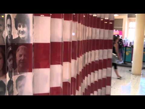 ellis island museum, new york - clever us flag with faces