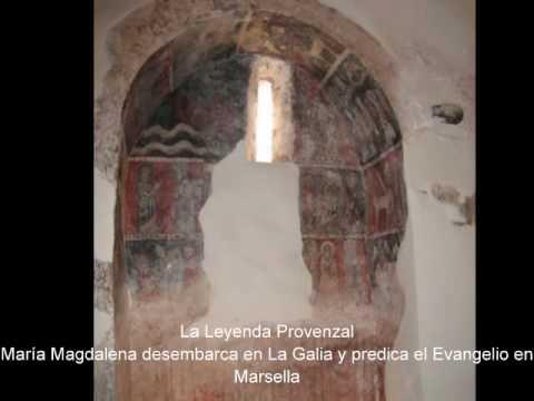 iglesia de sant vicenç de rus - frescos de maría magdalena