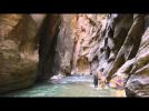 virgin narrows, zion national park, utah 