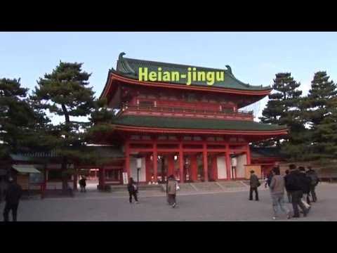 heian-jingu temple and gardens, kyoto, japan travel video