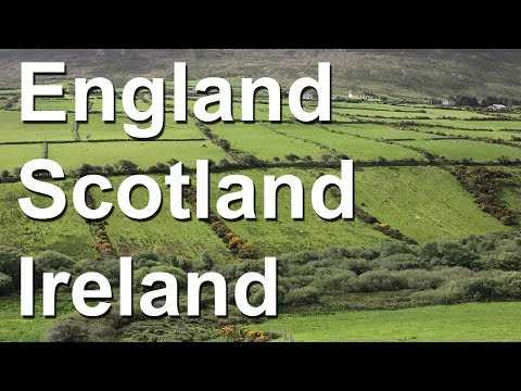 england, scotland, ireland - tour of british isles
