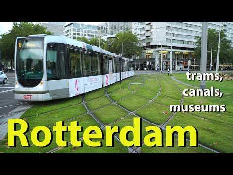 rotterdam, trams, canals, museums, netherlands