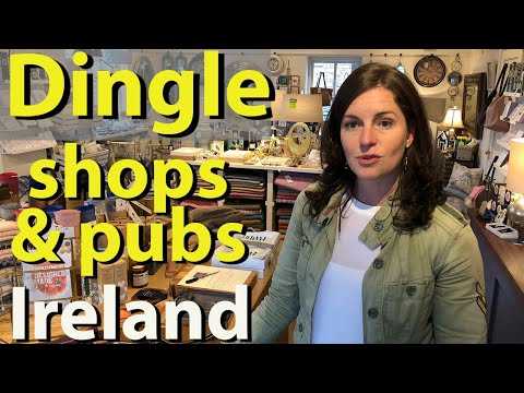 dingle, ireland, shops, pubs, restaurants and streets