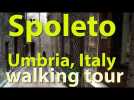 spoleto, umbria, italy, walking tour of upper town