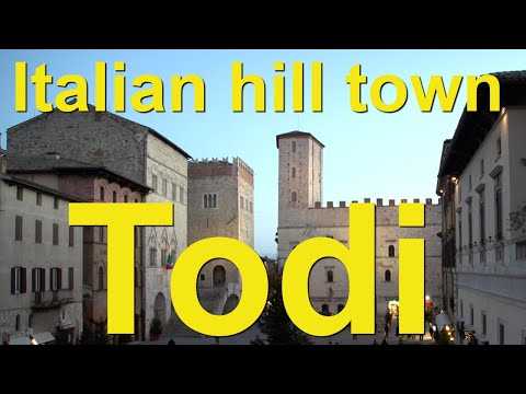 todi, an italian hill town in umbria