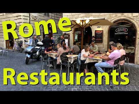 restaurants in rome