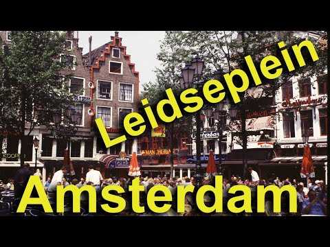 amsterdam leidseplein, canals, streets, parks, netherlands