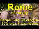 rome campo fiore v pellegrino s andrea p navona