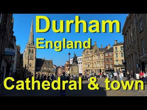 durham, england, cathedral and town